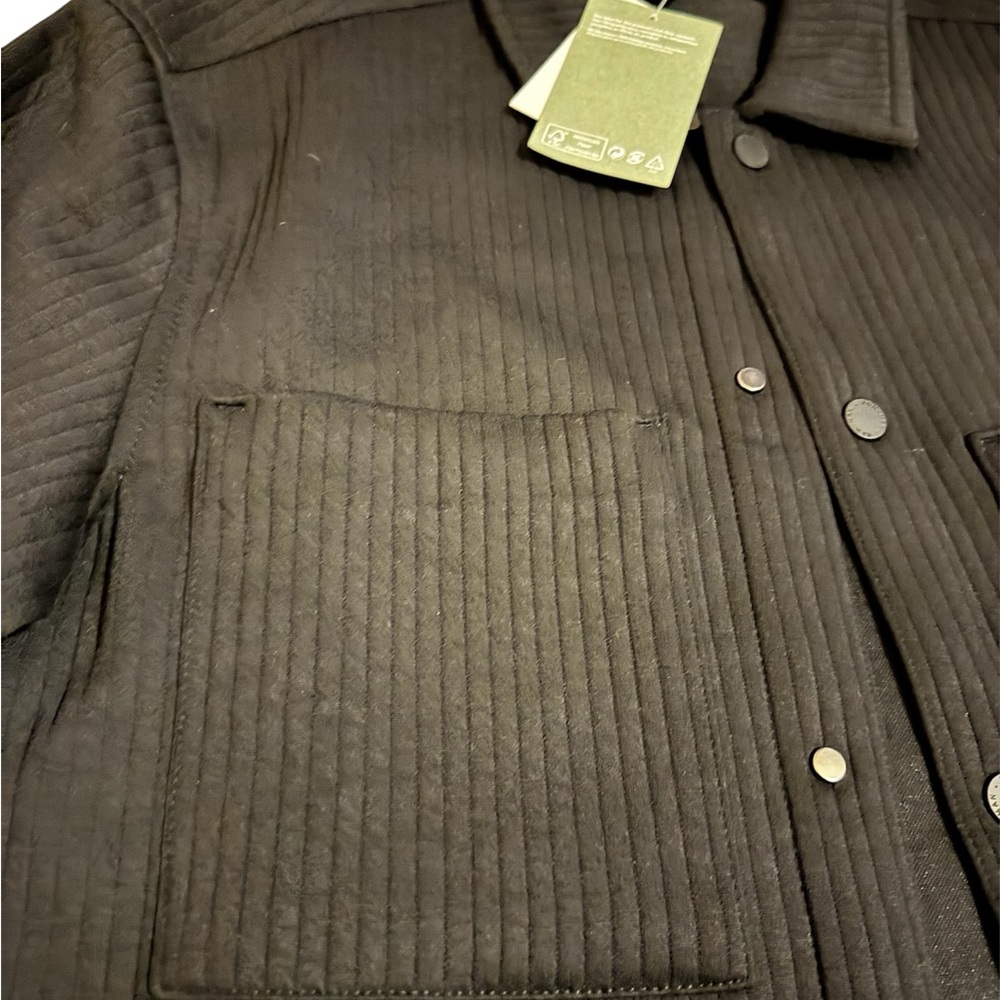 H&M Black Ribbed Jacket - Picture 2 of 3